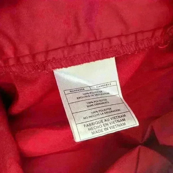 NIKE Golf Men’s Clima Fit Pullover Windbreaker Jacket Red Size XL - Picture 3 of 7